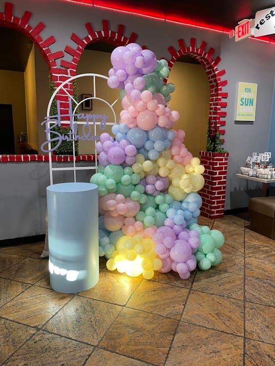 Book one of a kind balloon decor to elevate your celebration.